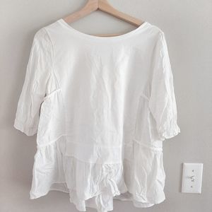 CHICWISH boho white top